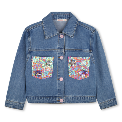 Jeansjacke mit Pailletten BILLIEBLUSH GIRL