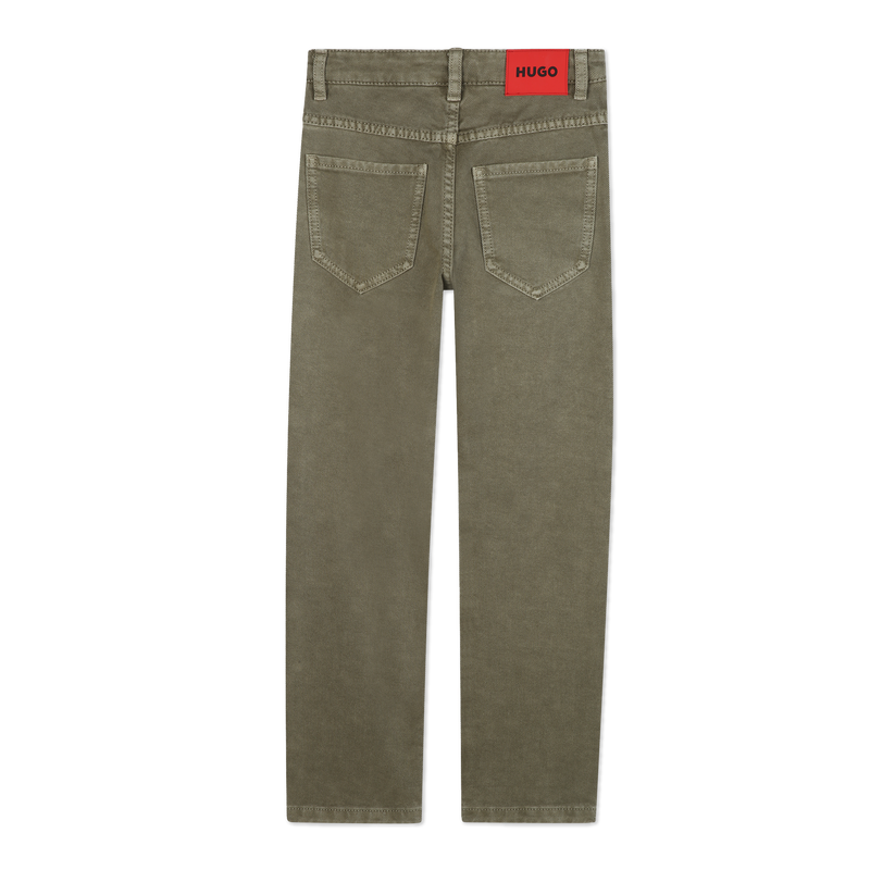 Hose aus ausgeblichenem Twill HUGO 
                        BOY