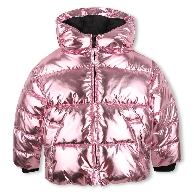 Steppjacke mit Kapuze KARL LAGERFELD KIDS 
                        GIRL