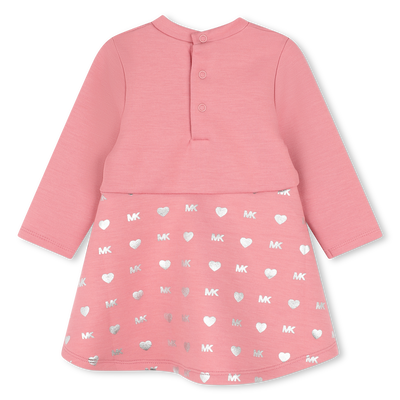 Lang&auml;rmeliges Kleid mit Nieten MICHAEL KORS GIRL