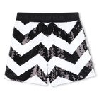 Shorts mit Fischgr&auml;tmuster KARL LAGERFELD KIDS 
                    GIRL