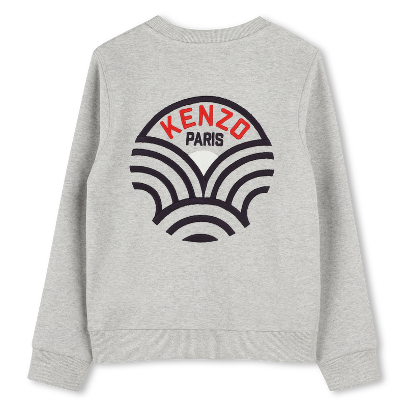 Besticktes Baumwoll-Sweatshirt KENZO KIDS 
                        BOY