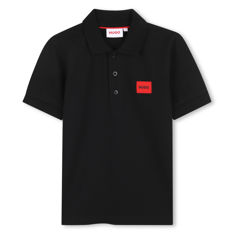 KURZ&Auml;RMELIGES POLOSHIRT HUGO 
                        BOY