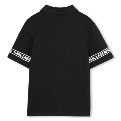 KURZ&Auml;RMELIGES POLOSHIRT KARL LAGERFELD KIDS BOY