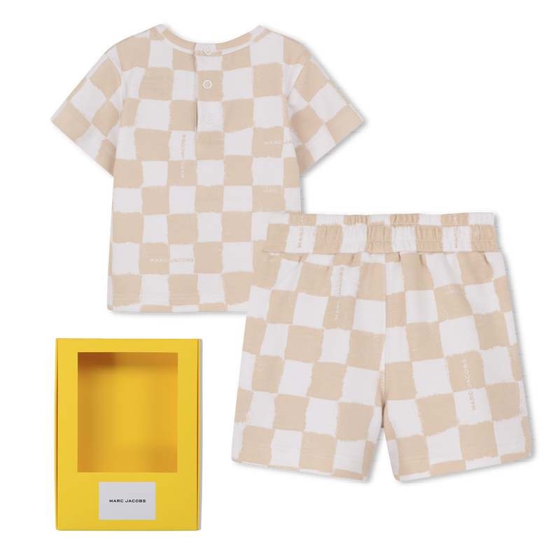 SET AUS T-SHIRT UND SHORTS MARC JACOBS 
                        UNISEX