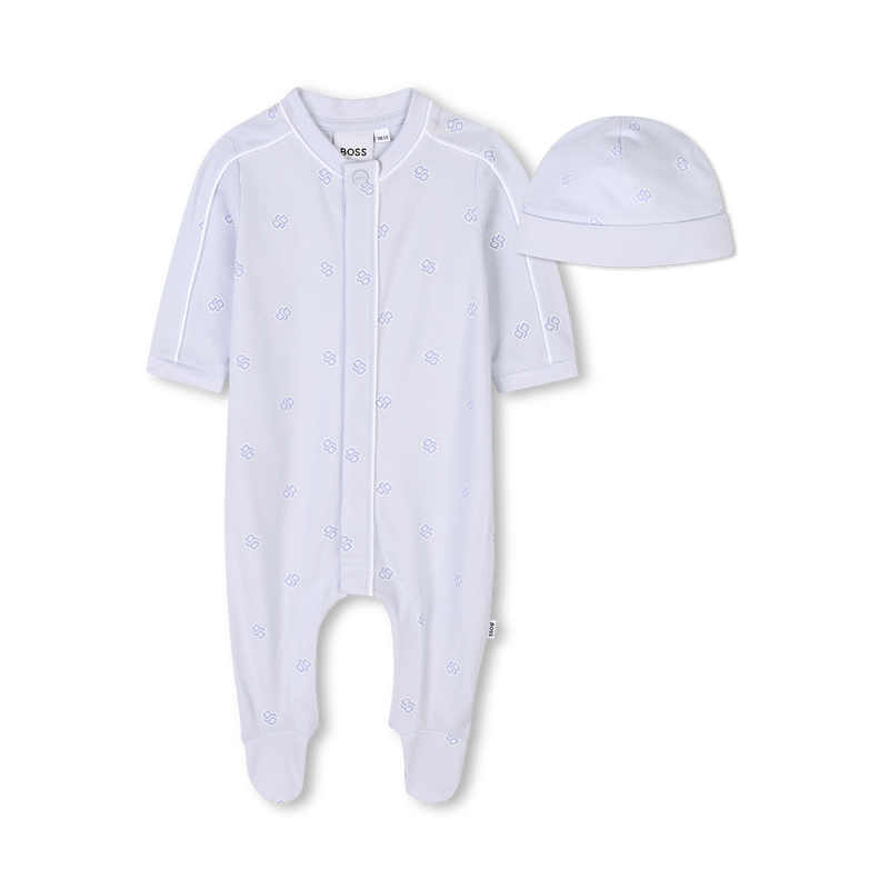 Pyjama und Mütze mit Druck BOSS 
                        BOY