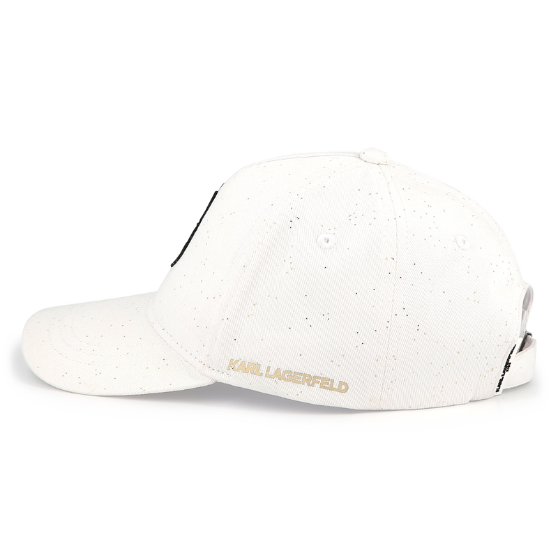Verstellbares Baumwoll-Cap KARL LAGERFELD KIDS 
                        GIRL