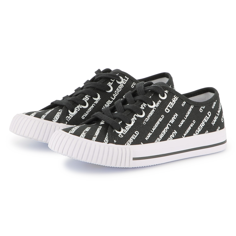 Schn&uuml;rsneaker mit Logoprint KARL LAGERFELD KIDS 
                        JUNGE