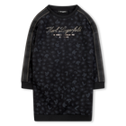 Lang&auml;rmeliges Kleid KARL LAGERFELD KIDS 
                    GIRL