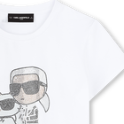 Kurzarmshirt KARL LAGERFELD KIDS 
                    GIRL
