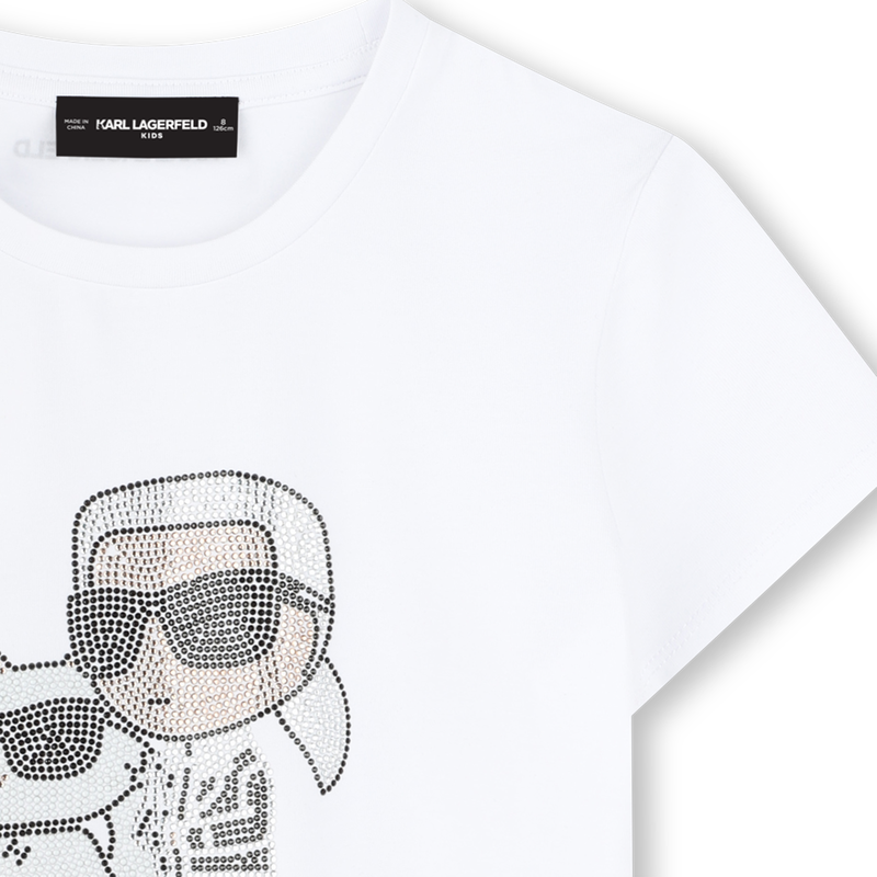 Kurzarmshirt KARL LAGERFELD KIDS 
                        GIRL