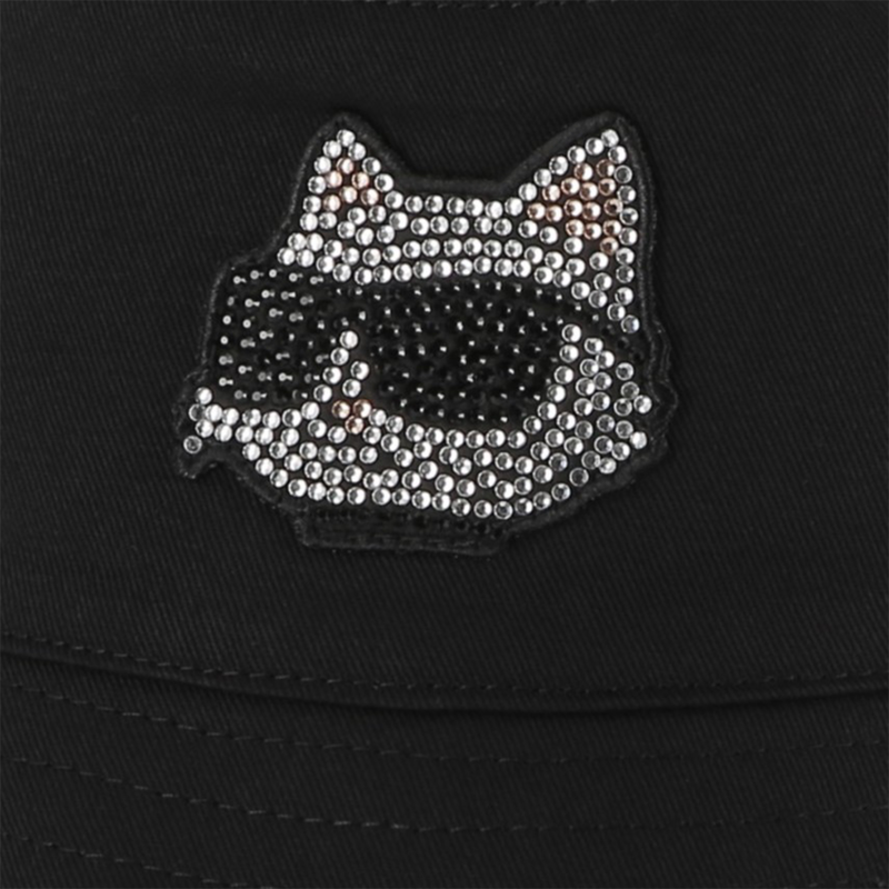 Breitkrempiger Baumwoll-Hut KARL LAGERFELD KIDS 
                        GIRL