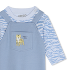 T-Shirt und Baumwoll-Latzhose KENZO KIDS 
                    BOY