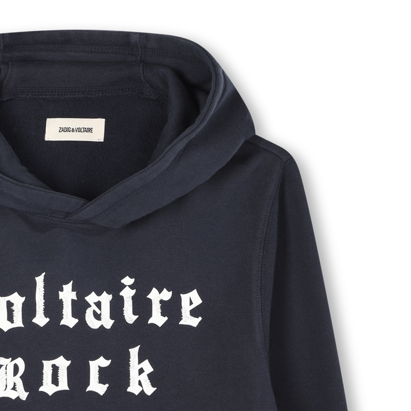 Fleece-Kapuzenpullover ZADIG & VOLTAIRE 
                        BOY