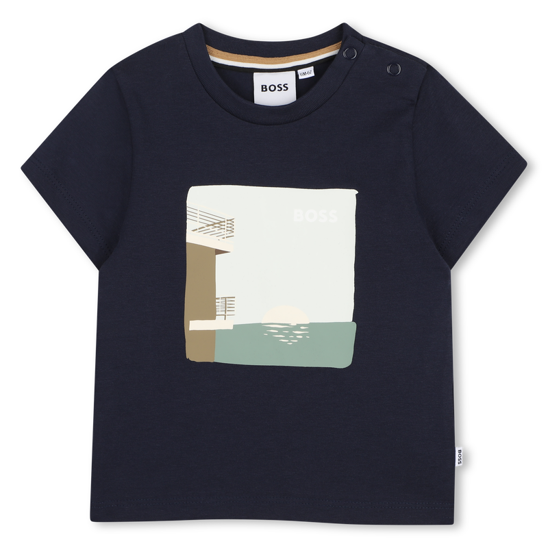 KURZ&Auml;RMELIGES T-SHIRT BOSS 
                        BOY