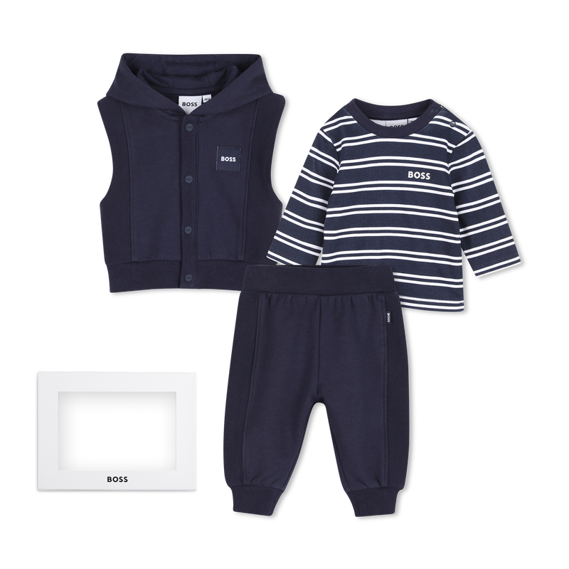 Hose, Cardigan und T-Shirt Set BOSS 
                        BOY