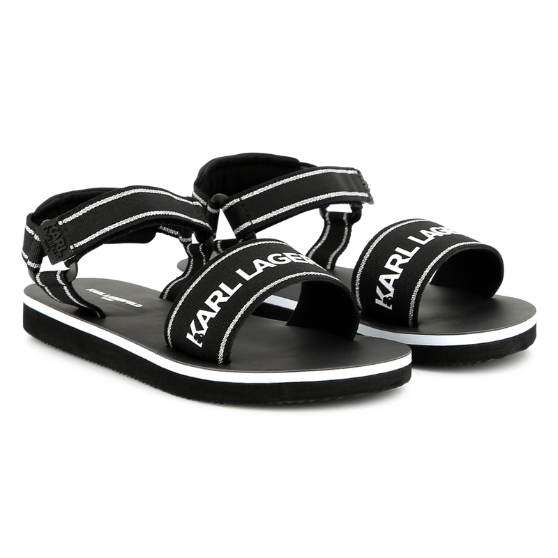 Leichte Klettsandalen KARL LAGERFELD KIDS 
                        GIRL