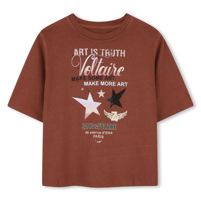 T-Shirt mit kurzen &Auml;rmeln ZADIG VOLTAIRE GIRL