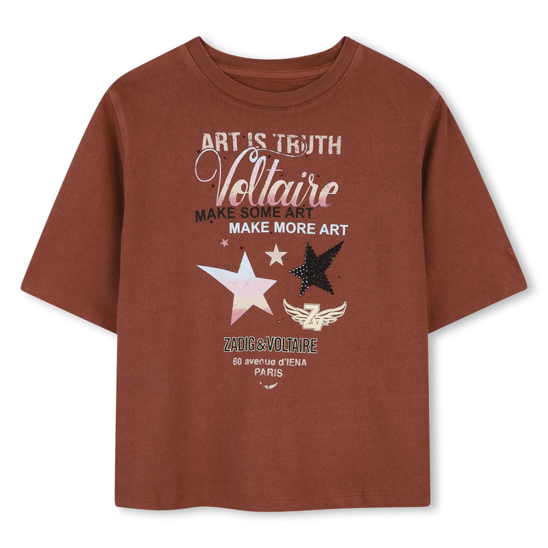 T-Shirt mit kurzen &Auml;rmeln ZADIG VOLTAIRE 
                        GIRL