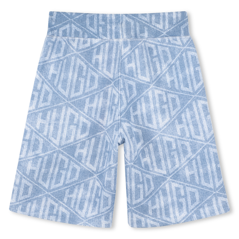 Sweat-Bermudas in Jeansoptik HUGO 
                        JUNGE
