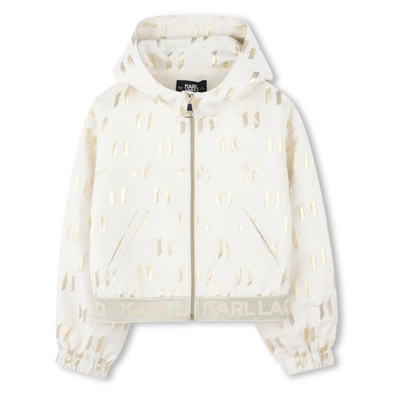 Jacke mit goldfarbenen Details KARL LAGERFELD KIDS 
                        GIRL