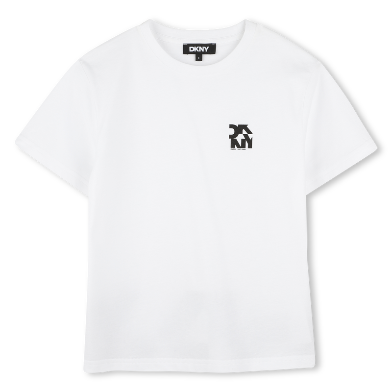 Kurzarm-T-Shirt aus Baumwolle DKNY 
                        UNISEX