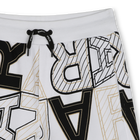 Baumwoll-Bermuda mit Print KARL LAGERFELD KIDS 
                    BOY