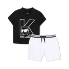 Set aus t-shirt und bermudashorts KARL LAGERFELD KIDS 
                    BOY