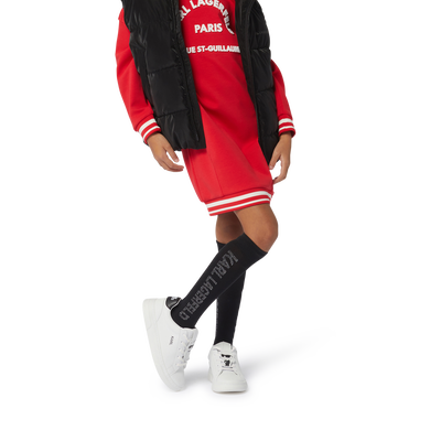 Ledersneaker mit Schn&uuml;rung KARL LAGERFELD KIDS BOY