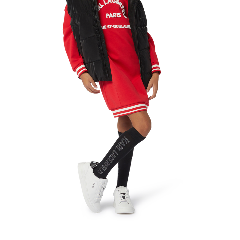 Ledersneaker mit Schn&uuml;rung KARL LAGERFELD KIDS 
                        BOY