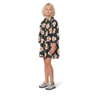 Langes Kleid mit Puff&auml;rmeln KENZO KIDS 
                    GIRL