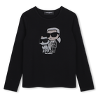 Langarmshirt KARL LAGERFELD KIDS 
                    GIRL