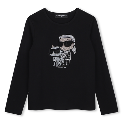 Langarmshirt KARL LAGERFELD KIDS GIRL