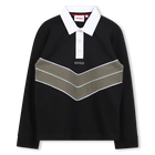 Lang&auml;rmeliges Poloshirt HUGO 
                    BOY