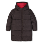 Daunenjacke mit Kapuze, BRAUN, hi-res