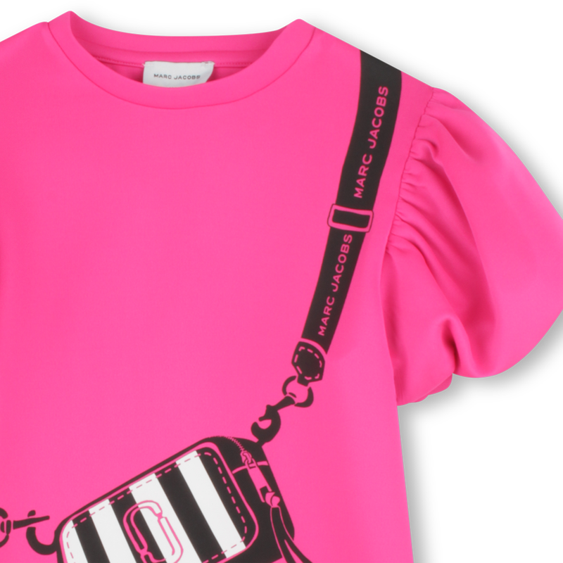 Gef&uuml;ttertes Kurzarm-Kleid MARC JACOBS 
                        GIRL