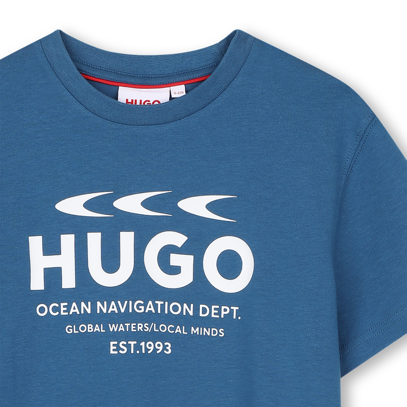 T-Shirt mit kurzen &Auml;rmeln HUGO 
                        BOY