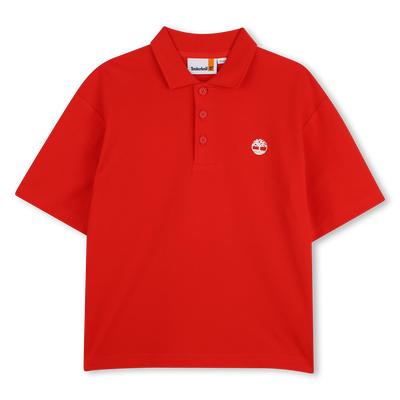 KURZ&Auml;RMELIGES POLOSHIRT MIT LOGO TIMBERLAND BOY