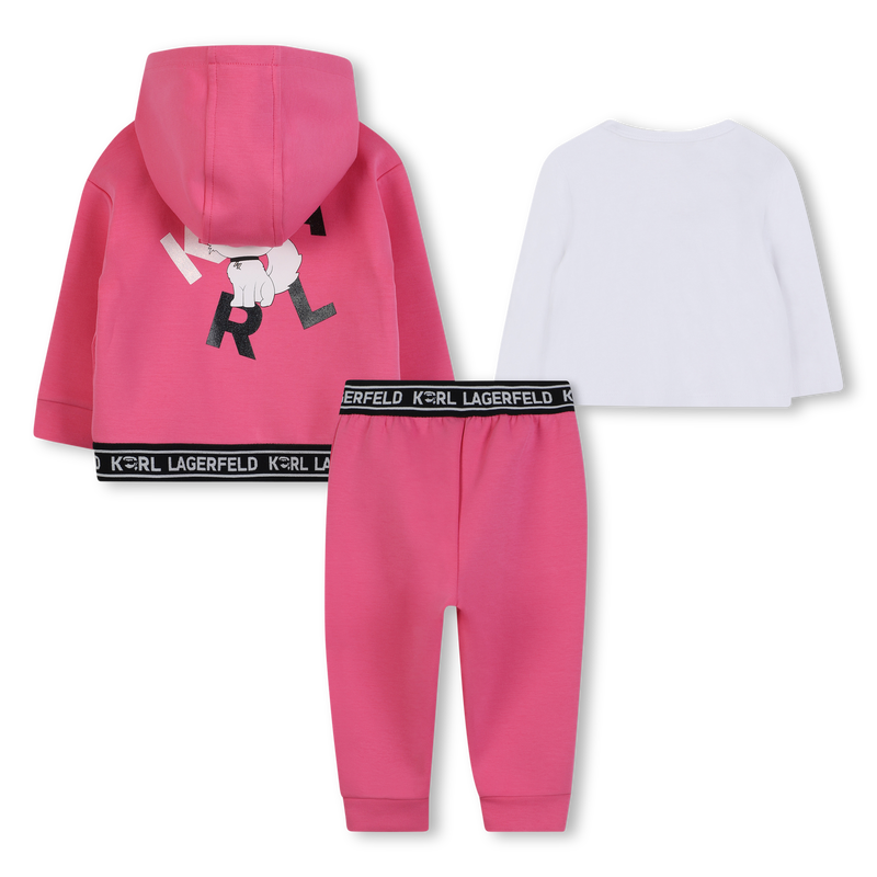 3-teiliges Jogging-Set KARL LAGERFELD KIDS 
                        GIRL