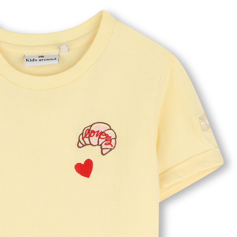 T-Shirt mit kurzen &Auml;rmeln KIDS AROUND 
                        GIRL