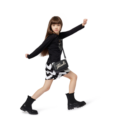 Chelsea-Stiefel aus Rindsleder KARL LAGERFELD KIDS GIRL