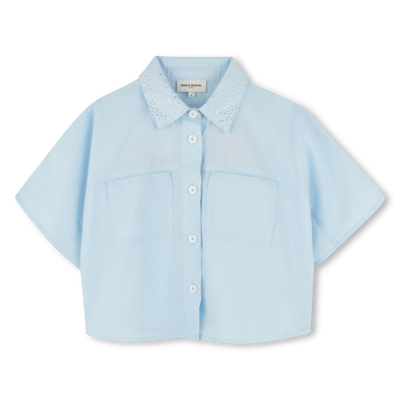 Kurz&auml;rmelige Hemdbluse SONIA RYKIEL GIRL
