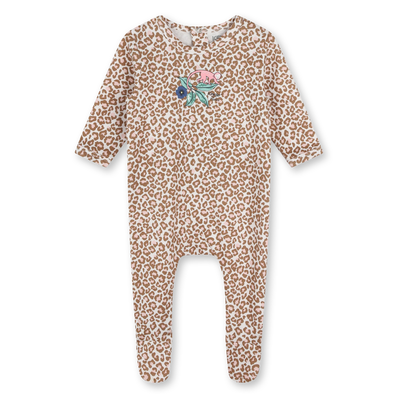 Gemusterter Druckknopf-Pyjama KENZO KIDS 
                        GIRL