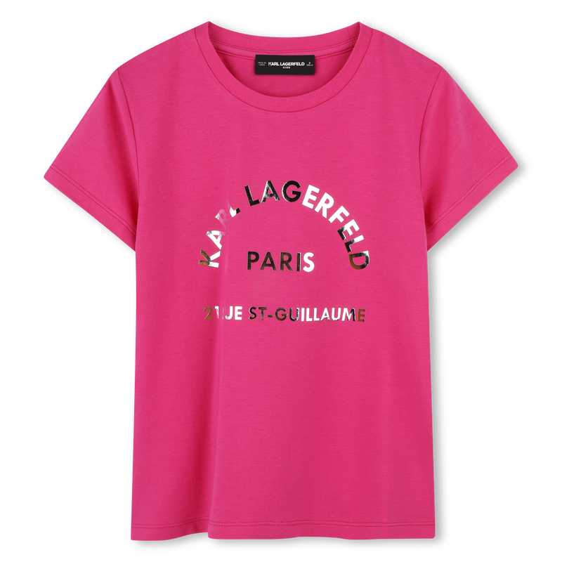 Kurzarm-T-Shirt KARL LAGERFELD KIDS 
                        GIRL