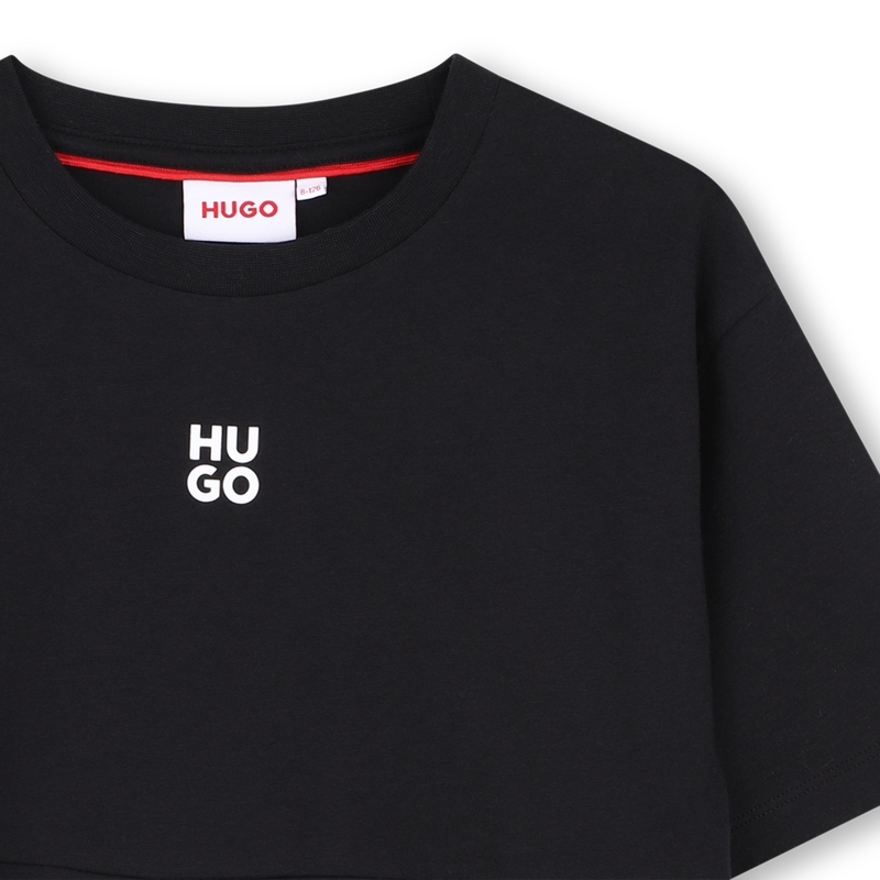 T-Shirt mit kurzen &Auml;rmeln HUGO 
                        M&Auml;DCHEN