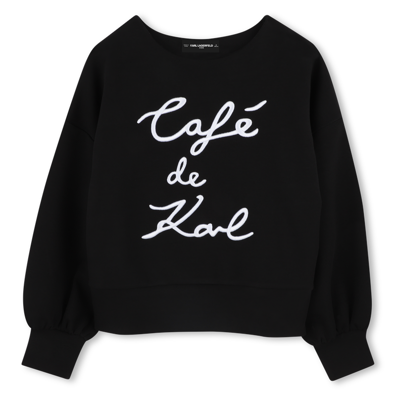 Sweatshirt mit Stickerei KARL LAGERFELD KIDS 
                        GIRL