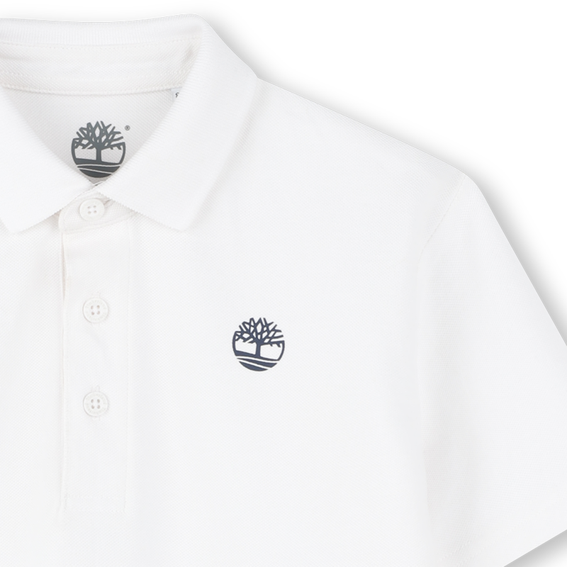 Einfarbiges Poloshirt mit Logo TIMBERLAND 
                        BOY