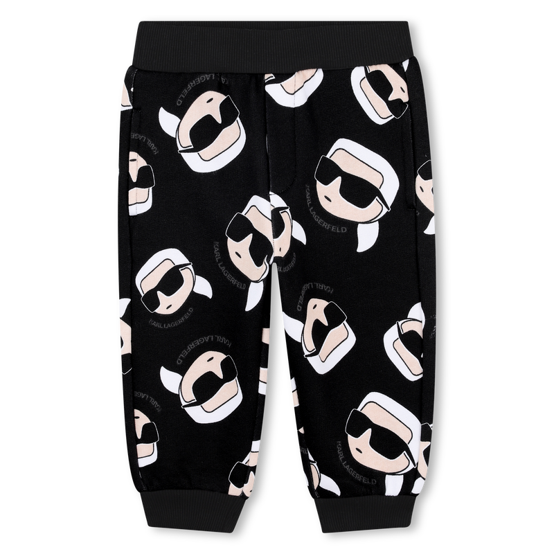 Hose aus geb&uuml;rstetem Fleece KARL LAGERFELD KIDS 
                        BOY
