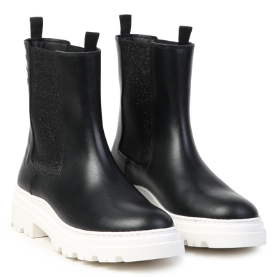 Leder-Stiefeletten KARL LAGERFELD KIDS GIRL