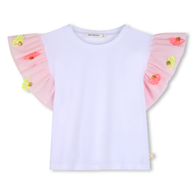 KURZ&Auml;RMELIGES T-SHIRT BILLIEBLUSH GIRL